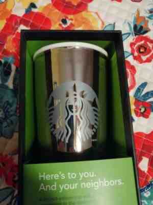 2012 Starbucks Limited Edition White Gold Tumbler - Sold on eBay Dec, 22nd 2019 for $28.99