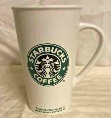2006 Starbucks Grande Mug Green Mermaid Siren 16oz Tall White Coffee Cup Handle - Sold on eBay Dec, 22nd 2019 for $17.40