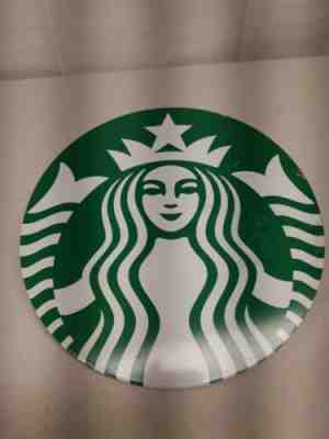 Starbucks Mermaid Unique & Metal Display Sign 10" Diameter - Sold on eBay Dec, 22nd 2019 for $19.99