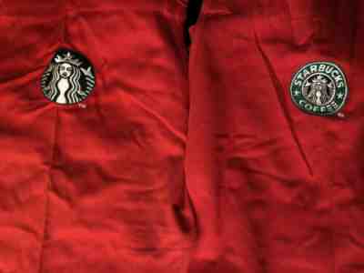 Starbucks Christmas Aprons Old & New Logo Used In Excellent Condition - Sold on eBay Dec, 22nd 2019 for $15.99