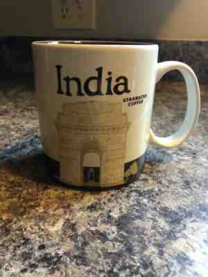 Starbucks 2012 India Global Icon Collector Series Coffee Mug Tea Cup 16 Oz EUC - Sold on eBay Dec, 22nd 2019 for $15.00