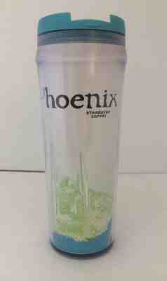 STARBUCKS Tumbler Thermos Travel Mug Coffee Phoenix Arizona Cactus 12oz 2009 - Sold on eBay Dec, 22nd 2019 for $17.99