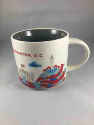 Starbucks Washington, DC You Are Here Collection Ceramic Coffee Mug 14 Oz 2014 - Sold on eBay Jan, 10th 2020 for $21.99