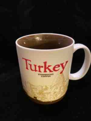 Starbucks Coffee Collector Series Mug ~  TURKEY from 2009 16 oz. - Sold on eBay Jan, 10th 2020 for $18.50