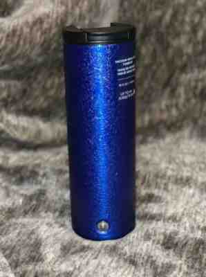 New Blue Starbucks Stainless Steel 16oz Vacuum Insulated Tumbler Cool Texture - Sold on eBay Jan, 6th 2020 for $40.00