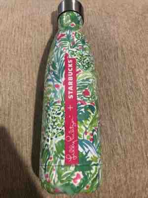 Lilly Pulitzer for Starbucks  SWELL water bottle, 17 ounces," In the Groves"  - Sold on eBay Jan, 6th 2020 for $34.90