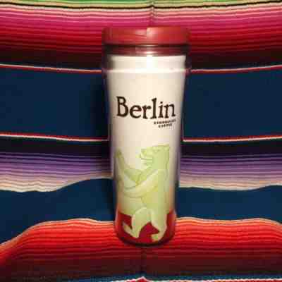 Starbucks Coffee Berlin Germany Global Icon Travel Tumbler Mug Plastic 12 oz  - Sold on eBay Jan, 6th 2020 for $19.97