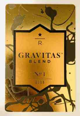 RARE 2015 / Starbucks Reserve GRAVITAS Coffee Taster Card / Gold Foil - Sold on eBay Jan, 6th 2020 for $25.99