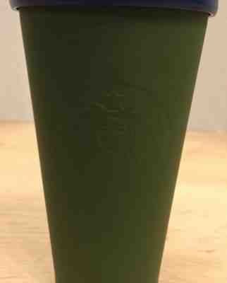 Starbucks STAINLESS STEEL Cold Cup Matte Hunter Green,Blue Lid/Straw 16 oz New! - Sold on eBay Jan, 11th 2020 for $16.95