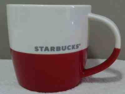2011 Starbucks Red & White Silver Logo Bone China Coffee Mug 16 oz - Sold on eBay Jan, 11th 2020 for $20.00