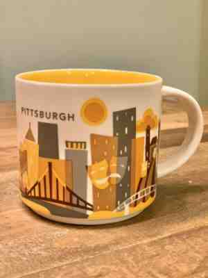 Starbucks YAH Mug Pittsburgh You Are Here Collection Mug 14 FL. OZ/414ML - Sold on eBay Jan, 11th 2020 for $15.00