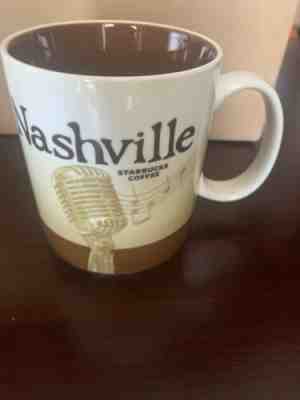 Starbucks Nashville Microphone Collectors Series Global Icon 16 oz Mug Cup - Sold on eBay Jan, 11th 2020 for $34.99
