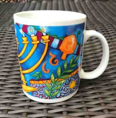 Starbucks Coffee Cup Mug Menorah By Jackal Designs NYC 1996 Blue Vintage -Rare! - Sold on eBay Jan, 11th 2020 for $36.99
