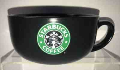 Starbucks 2008 Mermaid Logo Mug Latte Soup Bowl Black 18 oz - Sold on eBay Jan, 11th 2020 for $18.00
