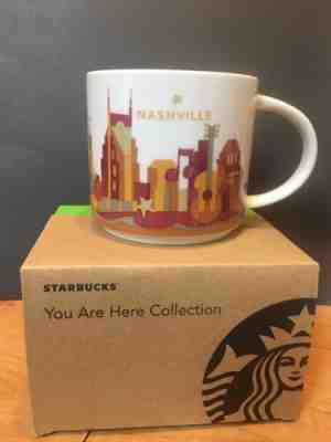 Starbucks 2015 Nashville You Are Here Collector's Series Coffee Mug 14 oz. NIB - Sold on eBay Jan, 11th 2020 for $19.99