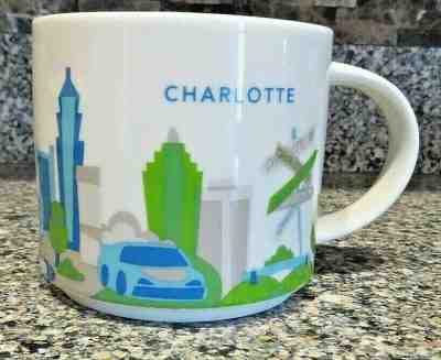 NEW Starbucks Charlotte NC You Are Here YAH Collector Series Coffee Tea Mug Cup - Sold on eBay Jan, 10th 2020 for $18.50