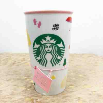 2018 Starbucks Ban.do Sweater Weather Double Wall Ceramic Tumbler Mug 12oz - Sold on eBay Jan, 10th 2020 for $40.00