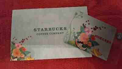 MEGA-RARE! Starbucks China 2010 SPRING Gift Card w/China Matching Sleeve *MINT* - Sold on eBay Jan, 10th 2020 for $48.69