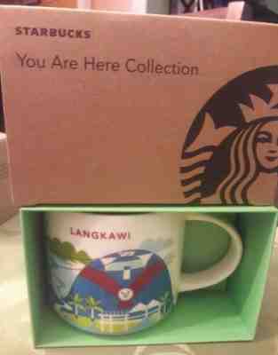 NIB With SKU STARBUCKS LANGKAWI, MALAYSIA  You Are Here (YAH)  14 Oz Mug. Rare - Sold on eBay Jan, 10th 2020 for $29.50
