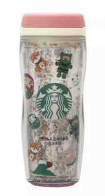 New In Box Starbucks Japan 2020 New Year Mt. Fuji Daruma Glitter Tumbler 12oz - Sold on eBay Jan, 10th 2020 for $36.00