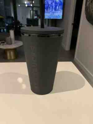 NEW Starbucks 2019 Holiday Tumbler Black Matte Grande Logo 16oz - Limited - Sold on eBay Jan, 10th 2020 for $25.00