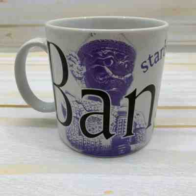 Starbucks Mug Bangkok 2001 City Mug Collection 20 oz Collector Series Jan Belson - Sold on eBay Jan, 10th 2020 for $15.99