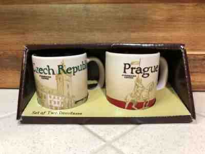 2 Demitasse Starbucks City Mugs 3oz Global icon city Czech Republic & Prague Set - Sold on eBay Jan, 5th 2020 for $24.95
