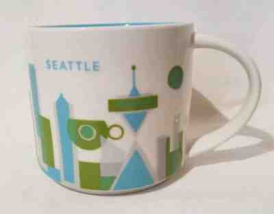 Starbucks You Are Here Collection Coffee Mug Seattle Washington Space Needle - Sold on eBay Jan, 4th 2020 for $19.87
