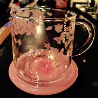 Starbucks 2017 China Sakura In Dancing Glass Set 10oz - Sold on eBay Jan, 3rd 2020 for $29.99