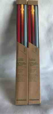 3 Pack Starbucks Reusable Venti Straws For Reusable Cup 24oz Summer 2019 (2) - Sold on eBay Jan, 2nd 2020 for $18.00