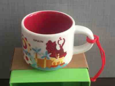 2019 Starbucks You Are Here YAH SPAIN Ceramic Mug / Cup Ornament 2 oz -No Card - Sold on eBay Jan, 11th 2020 for $34.99
