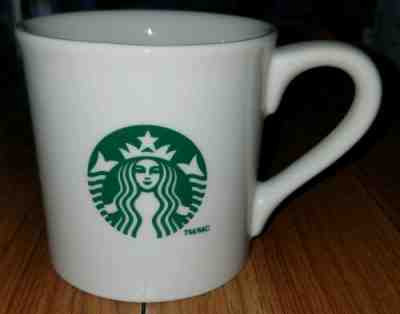 Starbucks Logo 2013 14 oz White Ceramic Coffee Mug Cup - Sold on eBay Jan, 12th 2020 for $17.99