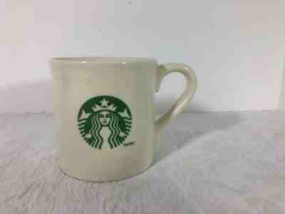 Starbucks Logo 2013 14 oz White Ceramic Coffee Mug Cup Green Logo - Sold on eBay Jan, 12th 2020 for $19.99