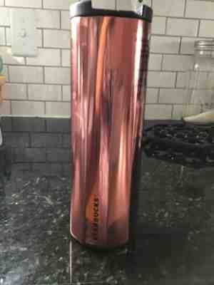 Starbucks Rose Gold Flip Top Vacuum Insulated Tumbler 16oz NEW 2019 - Sold on eBay Jan, 12th 2020 for $19.00