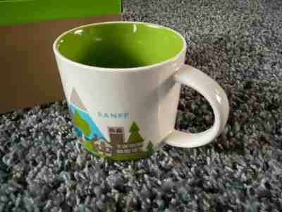 STARBUCKS BANFF "YOU ARE HERE" COLLECTION COFFEE MUG 14 fl oz NEW YAH - Sold on eBay Jan, 12th 2020 for $29.00