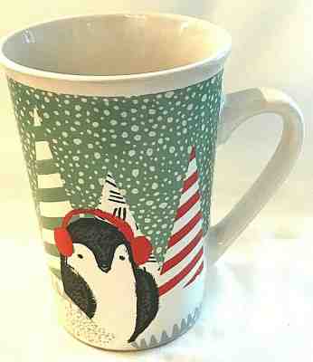 Starbucks Christmas Holiday Penguin Coffee Mug Ceramic Tall 11 oz - Sold on eBay Jan, 12th 2020 for $19.99