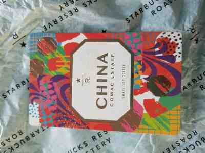 Starbucks Roastery Reserve Capital Hill China Comac Estate Coffee Tasting Card - Sold on eBay Jan, 12th 2020 for $50.00