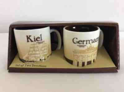 STARBUCKS GERMANY & KIEL 3 OZ DEMITASSE MUGS NEW IN ORIGINAL PACKAGE 2009 - Sold on eBay Jan, 12th 2020 for $49.99