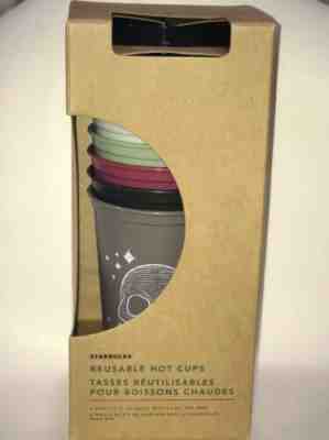 Starbucks Halloween 2019 Reusable Hot Cup Set Of 6 Complete Lot RARE - Sold on eBay Jan, 12th 2020 for $23.99