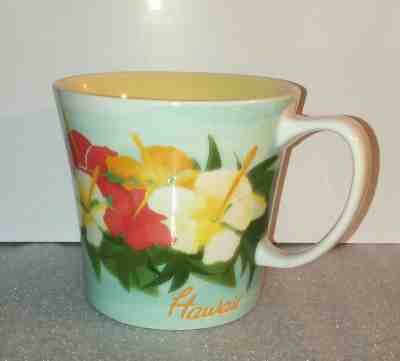 BUY 1,1 FREE (READ) Hawaii Starbucks Mug / 2010 Hibiscus Flowers Bone China  - Sold on eBay Jan, 12th 2020 for $31.99