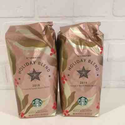 Starbucks 2019 Holiday Blend Herbal & Sweet Maple Notes Whole Bean Coffee 2 lbs - Sold on eBay Jan, 12th 2020 for $34.00