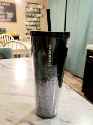 Starbucks 2019 Winter Tumbler Cup - Matte Black Glitter  - Sold on eBay Jan, 12th 2020 for $35.00