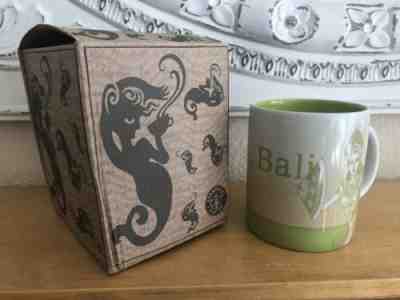 STARBUCKS Coffee Mug 16 oz Green 2011 Collector Series Bali - FREESHIP - Sold on eBay Jan, 12th 2020 for $29.00