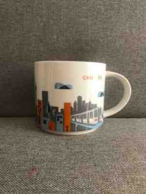 Starbucks 2015 Chicago, IL You Are Here YAH Coffee Mug - NEW But NO BOX - Sold on eBay Jan, 12th 2020 for $24.00