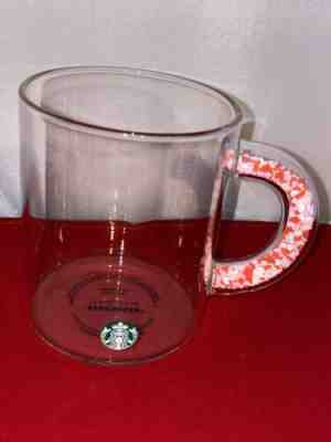 ?????? Starbucks Confetti Hearts Handle Glass Mug Valentines Cup ?????? - Sold on eBay Jan, 12th 2020 for $28.95