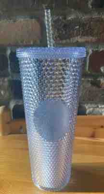Starbucks 2019 Bling Platinum Studded Cold Cup Tumbler Silver New Winter Holiday - Sold on eBay Jan, 12th 2020 for $18.50