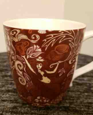 2009 StarbuckS Anniversary Blend, Copper Brown, Mermaid Siren12 oz Coffee Mug  - Sold on eBay Jan, 12th 2020 for $23.99
