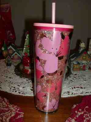 NWT Starbucks Valentine 2020 Venti Cold Cup Hearts Sparkles - Sold on eBay Jan, 12th 2020 for $31.00