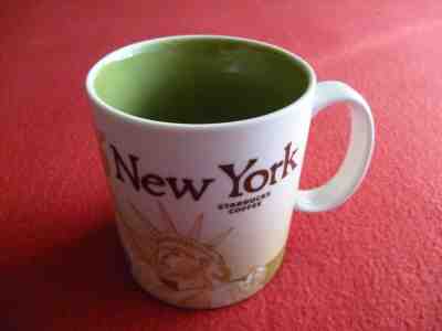 STARBUCKS NEW YORK MUG GLOBAL ICON CITY COLLECTOR SERIES STATUE OF LIBERTY. - Sold on eBay Jan, 12th 2020 for $27.45