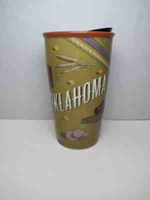 Starbucks Collectable Oklahoma 12oz  Buffalo Ceramic Travel Tumbler Coffee Mug - Sold on eBay Jan, 12th 2020 for $39.99